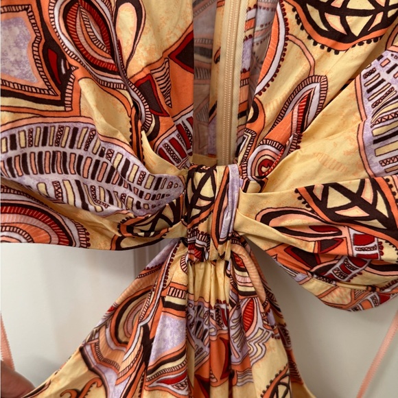 ALC Alexandria Midi dress, with a beautiful and sexy cut in the back. - Picture 7 of 7